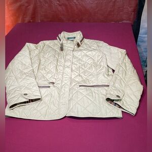 Ralph Lauren Beige and Brown Jacket